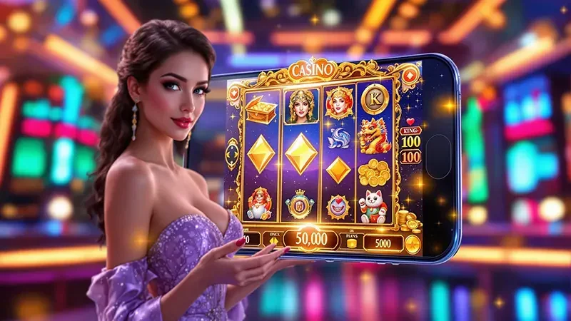Tampilan visual hiburan permainan digital SPIN89
